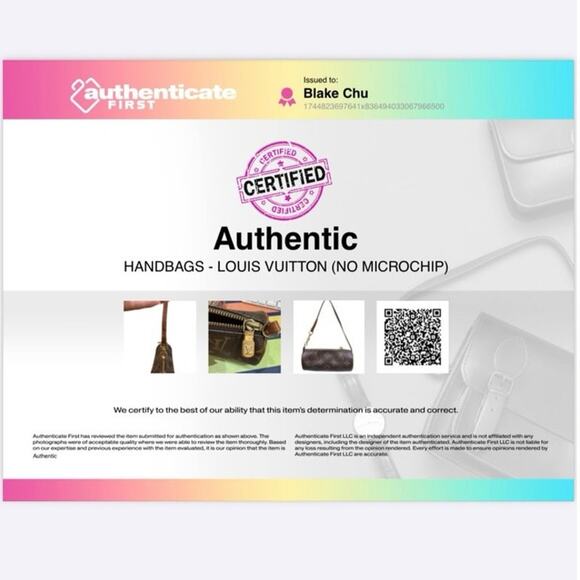 Louis Vuitton Mini Papillon Monogram Bag Vintage Authentic W/ Cert Classic - Picture 11 of 11